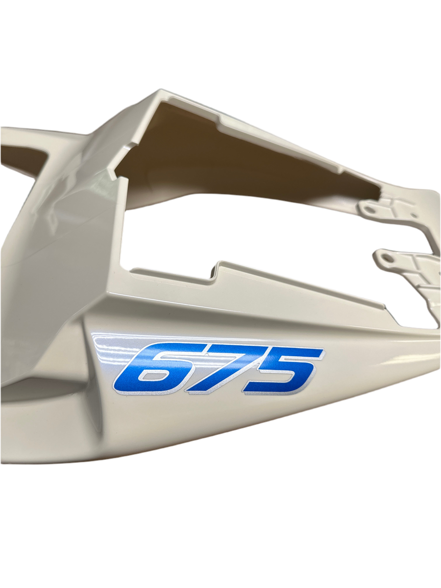 Triumph Daytona 675 Rear Panel - Pearl White Special Edition