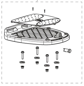 Triumph Speed 400 - Scarambler 400X Top Box Mounting Kit - A9500911