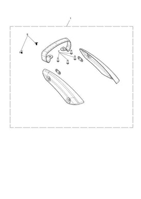 Triumph Bonneville Speedmaster Fender Rail Removal Kit - A9700503