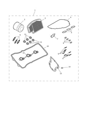 Triumph Tiger 1200 Models Engine Service Kit - T3990199