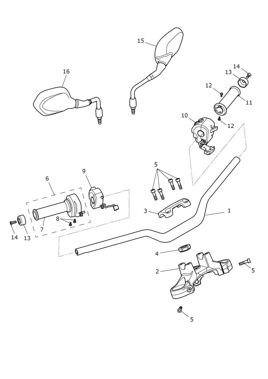 Triumph Trident 660 Upper Yoke Assembly - T2043132