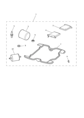 Triumph Bonneville Bobber & Bonneville Speedmaster Engine Service Kit - T3990184