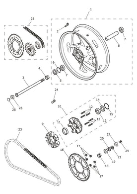 Triumph Trident 660cc Chain & Sprocket Kit 120/51/16 - T2017173