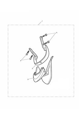 Triumph OEM Street Triple Grab Rail - A2306420