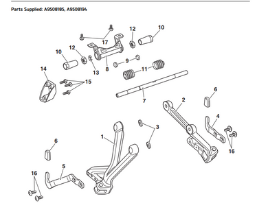 Triumph Tiger 1200 models Adventure Pannier Mounting Kit - A9508194