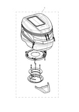 Triumph Street Triple R / RS / Moto 2 - Quick Release Tank Bag Kit - A9518275