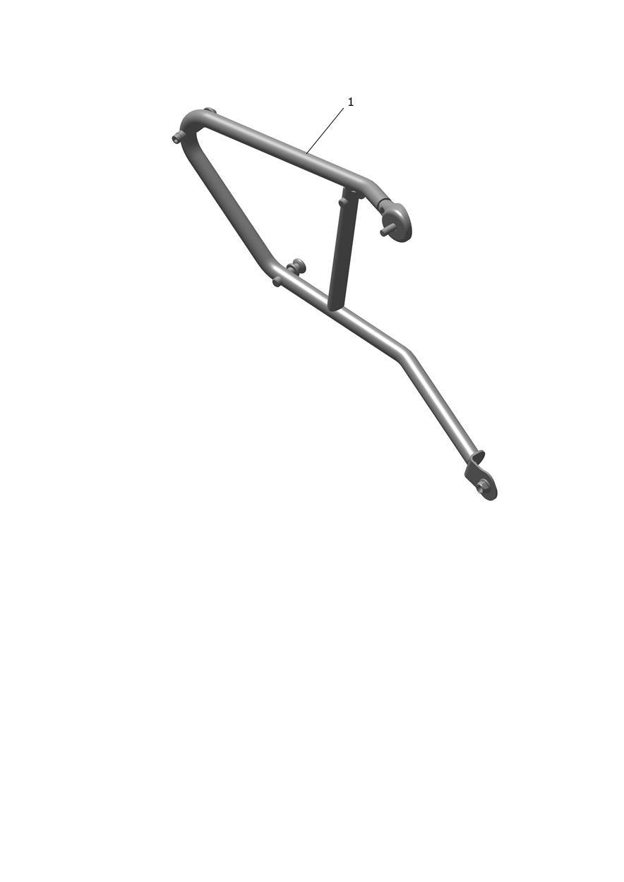 バイクウェア・装備 TRIUMPH RUGGED PANNIER KIT,RIGHT HAND Triumph Classics LHS Rugged Pannier Mounting Rail - A9518553