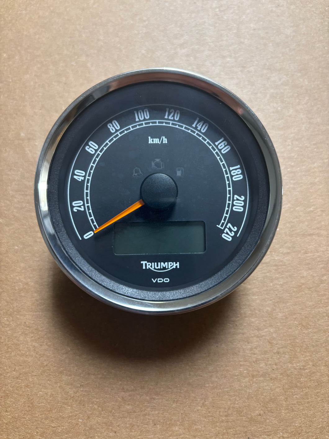 Triumph Bonneville Speedo Gauge Black/Grey KPH - T2503037