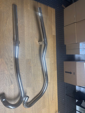 Triumph High Left X-Pipes for 67-68 T100C- 721T73X
