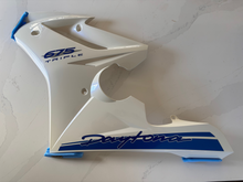Triumph Fairing for the Left Side in Pearl White - Daytona 675 - T2307599-NI