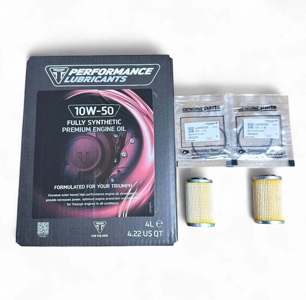 Triumph 400 Speed / Scrambler Oil Change Kit x2 - JG571014-OCK2
