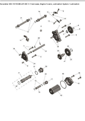 Triumph 400 Speed / Scrambler Oil Filter / Strainer Kit - JG571014KIT