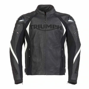 Triumph Triple Leather Jacket - MLES2336 – Hermy's TriumphSuperStore