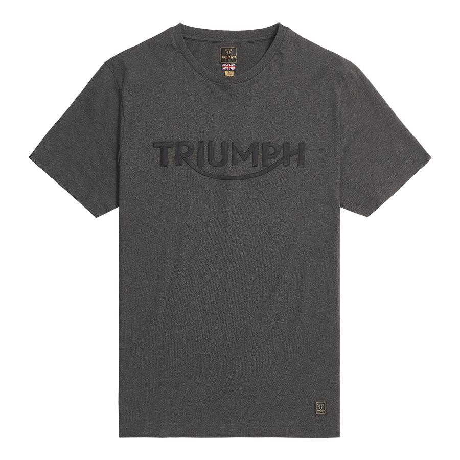 Triumph Bamburgh Tee - Black Marl / Black - MTSS24110 – Hermy's