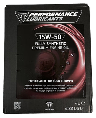 Triumph Lubricating Oil 15W-50 Fully Synthetic, 4 Liters - PLFS230041050