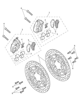 Triumph Tiger 1200 OEM Replacement Front Brake Disc - T2022113
