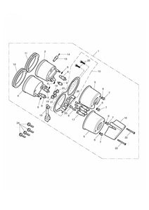 Triumph Thruxton 900 Tachometer Gauge - T2503119
