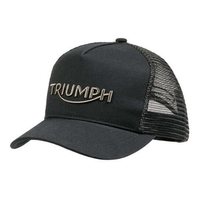 Triumph Whysall Trucker Cap Black & Gun Metal - MCAS22302