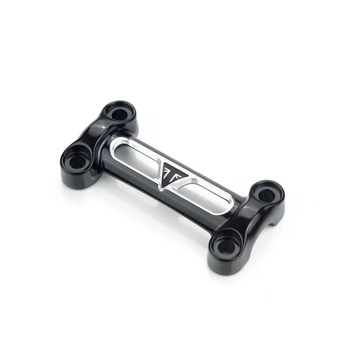 Triumph Bobber/Speedmaster Black Logo Handlebar Clamp - A9630219