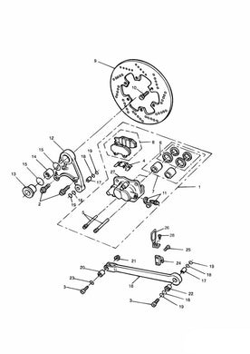 Triumph OEM Rear Brake Disc - T2020370