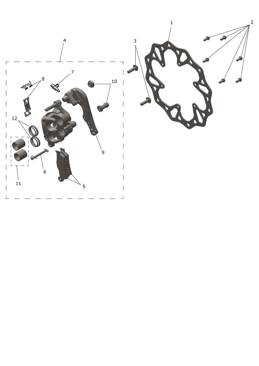 Triumph OEM Front Disc, MX - T2022346