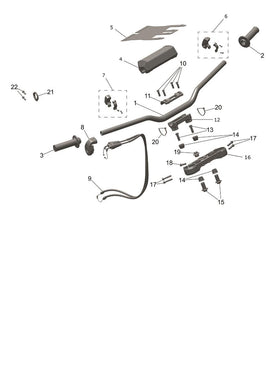 Triumph OEM TF 250-X ProTaper Handlebar - T2044787