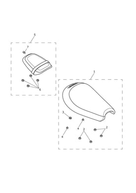 Triumph Street Scrambler 900 Solo Seat - T2308476