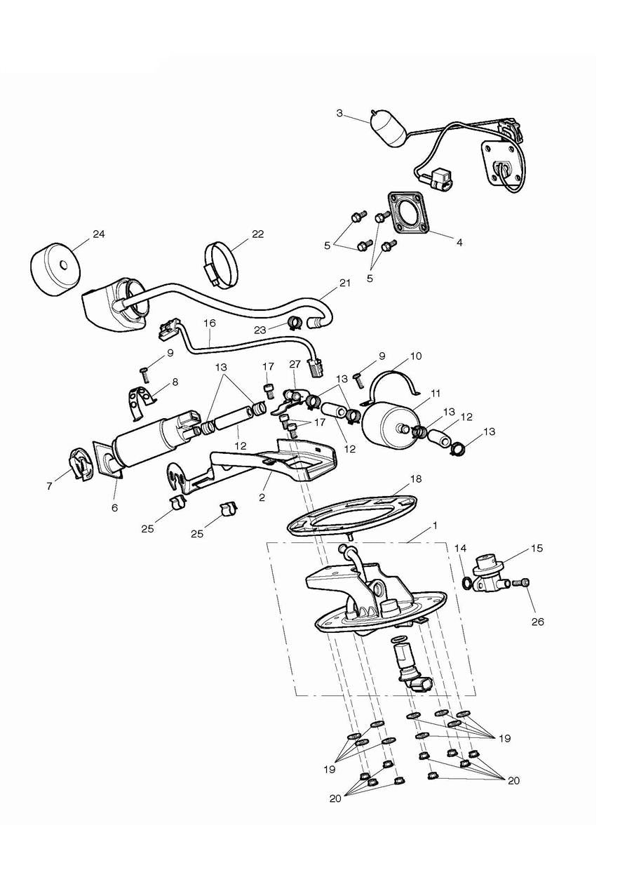 Triumph Thunderbird 1600 Fuel Level Sender - T2404103