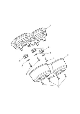 Triumph OEM Thruxton R Instrument Cluster - T2502791