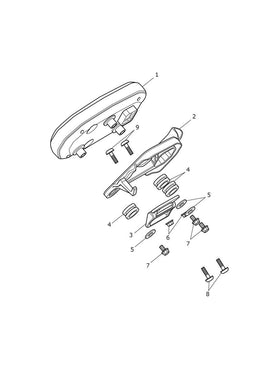 Triumph Tiger 800 TFT Instrument Pack MPH- T2502947