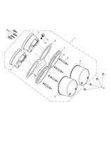 Triumph Thruxton EFI White Tacho Gauge - T2503031
