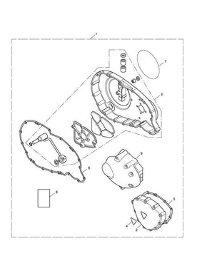 Triumph Modern Classics Cover, RH, Pol, Chr - T1261932