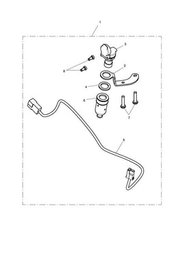 Triumph Street Cup & Liquid Cooled Thruxtons Aux Power Socket Cockpit - A9820056