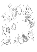 Triumph Clutch Cover Assembly in Grey - Daytona - Street Triple - T1269031