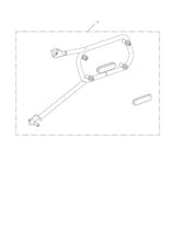 Triumph Rugged Pannier Mounting Kit for the Left Side - Scrambler 900 - Street Scrambler - A9510490
