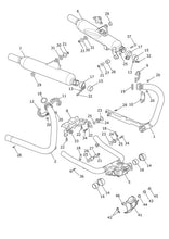 Triumph Silencer Assembly for the Right Side in Black - Bonneville T120 - T2203382
