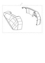 Triumph Tiger Sport 660 / 800 Pannier Infill Kit, Graphite - A9500906-LC