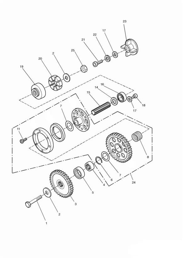 Triumph Sprag & Clutch Assembly - T1221025