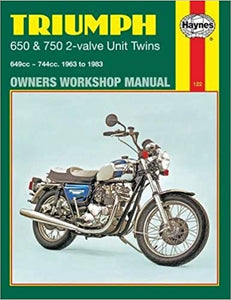 Haynes Manual for Triumph 650 & 750 2-Valve Unit Twins - CS-1853