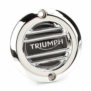 Triumph Modern Classics Ribbed Chrome Clutch Cover - A9610251