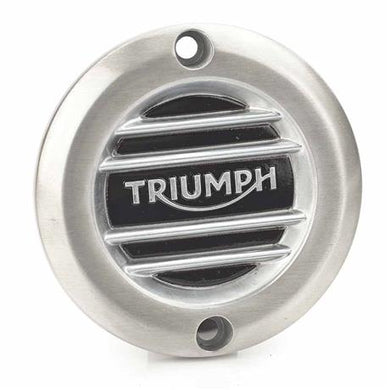 Triumph Modern Classics Brushed Ribbed Clutch Cover - A9610252