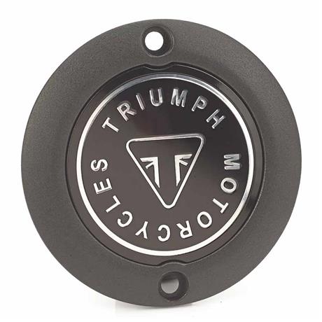 Triumph Badge Clutch Cover in Black - Modern Classics - A9610257
