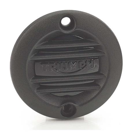 Triumph Modern Classics Ribbed Inspection Cover, Black - A9610261