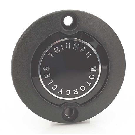 英国車TRIUMPH ホーンバッジ　入手不可能 Triumph Black Badge Inspection Cover - A9610265 – Hermy's