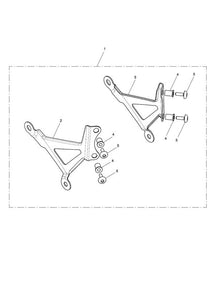 Triumph Street Cup/Liquid Cooled Thruxton/R Flyscreen Mounting Kit - A9708131