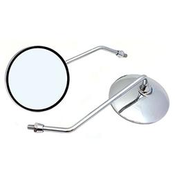 Chrome Adjustable Mirror, 8mm - CS-4159 *Single Mirror