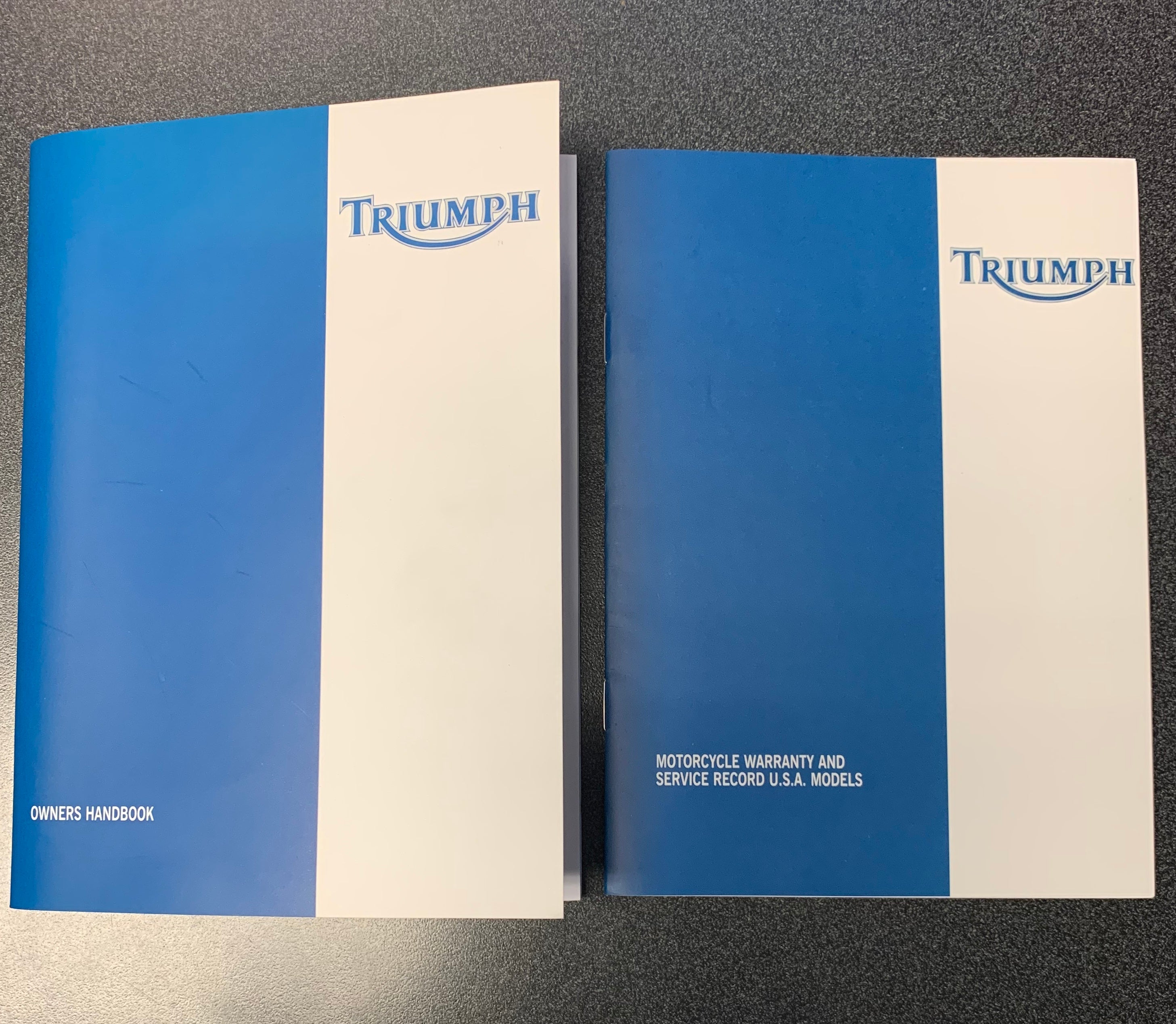 Triumph TT600 and Speed Four Motorcycle Handbook & Service Record