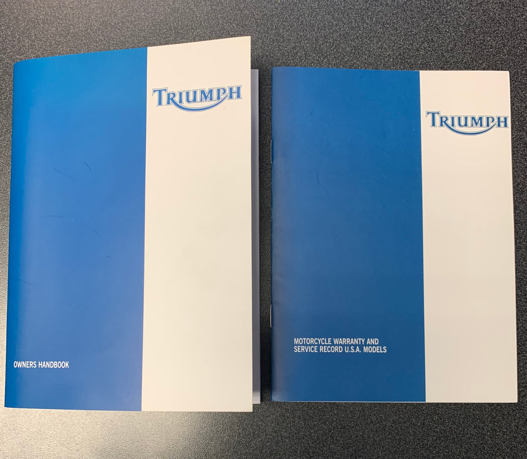 Triumph Daytona 675 Owners Handbook and Warranty and Service Book