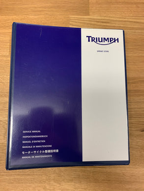 Triumph New Out of Box Sprint ST & Sprint RS Service Manual - T3850760