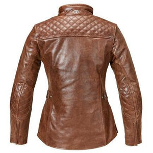 Women's Leather Barbour Jacket - MLLS17106